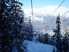 Les Arcs skiing